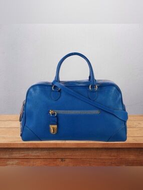 Authenticated Marc Jacobs Satchel Bag- Blue